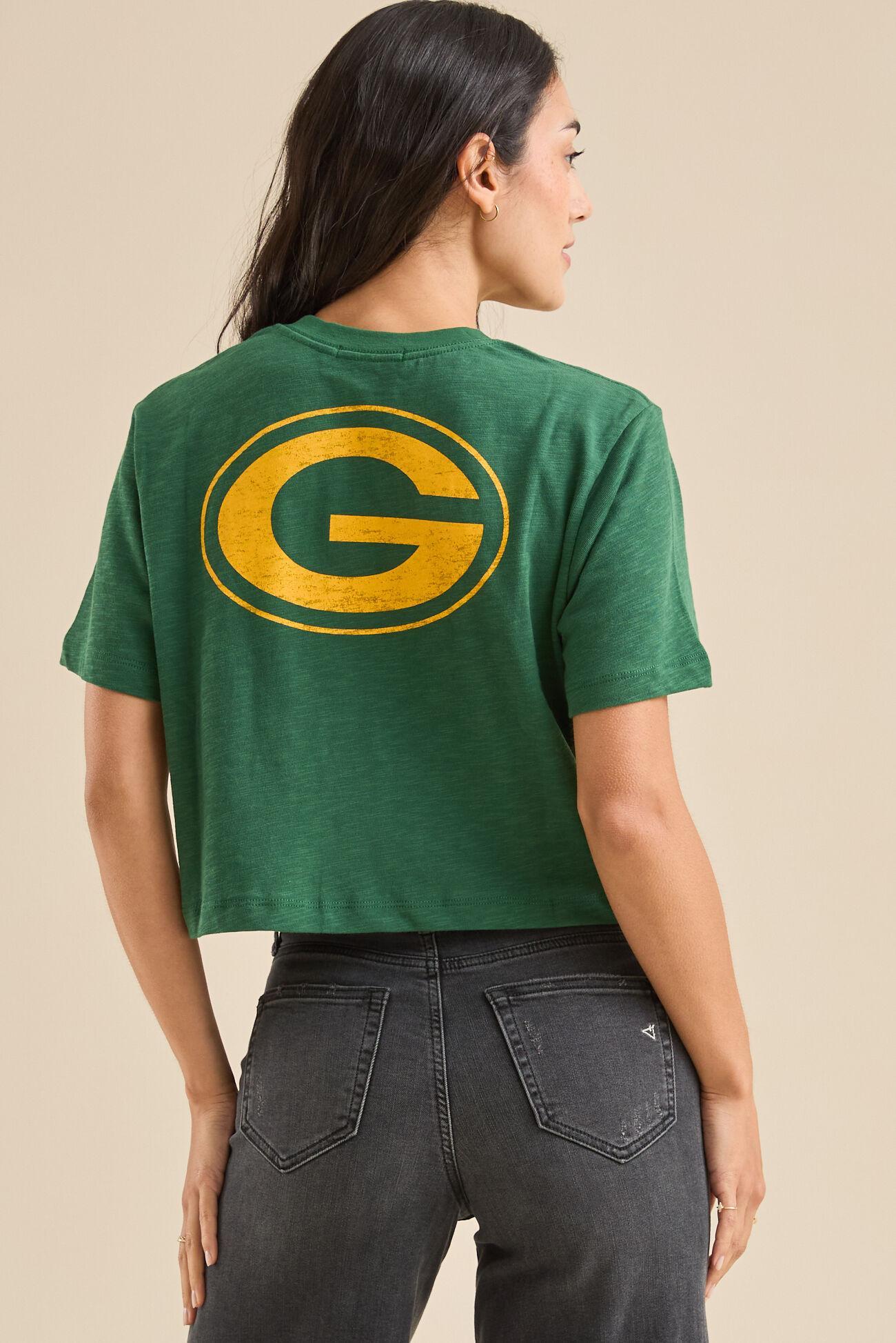 Green Bay Packers Cropped Tee Product Image