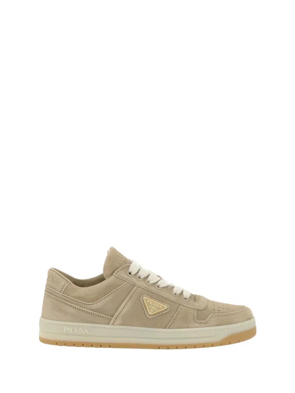 Downtown Sneaker Aus Wildleder In Ecru' Product Image