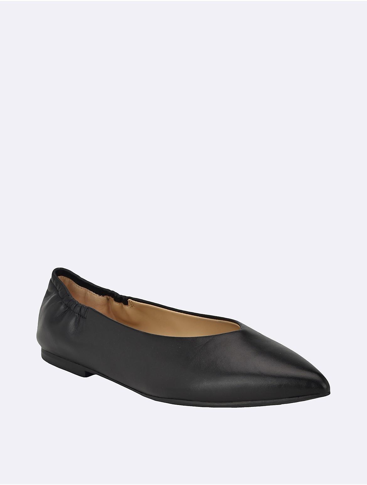 Calvin Klein Womens Saylory Flat - Black - 7.5 Product Image