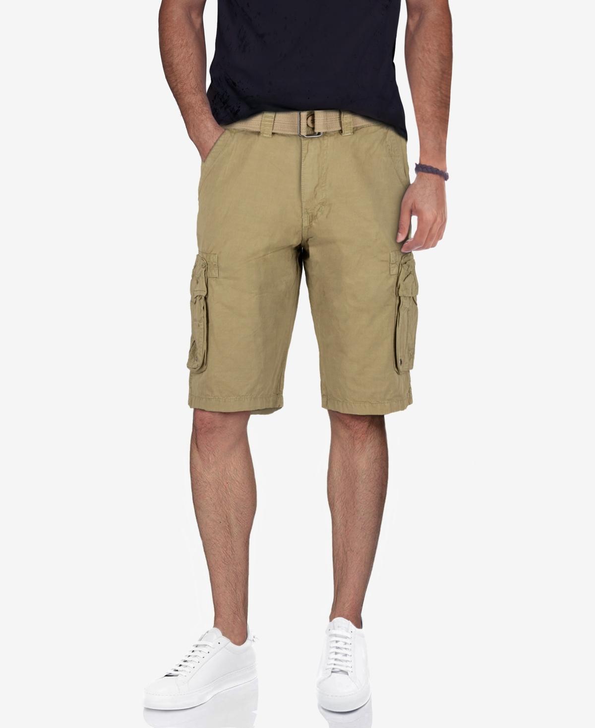 Mens RawX Regular-Fit Belted Cargo Shorts Product Image