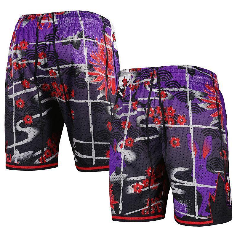 Mens Mitchell & Ness Purple Toronto Raptors Lunar New Year Swingman Shorts Product Image