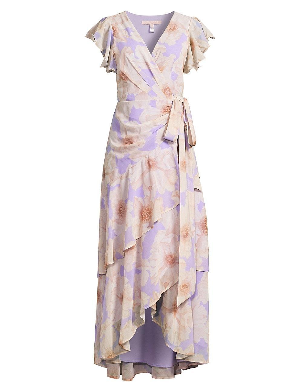 Womens Cezza Floral Wrap Dress product image