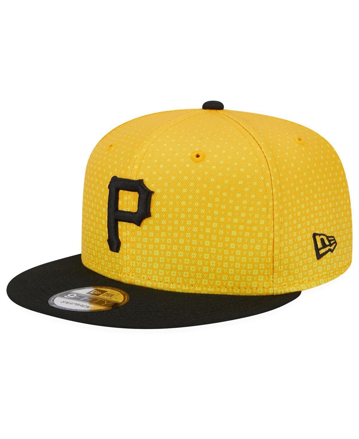 Mens New Era Gold Pittsburgh Pirates 2023 City Connect 9FIFTY Snapback Adjustable Hat - Gold Product Image