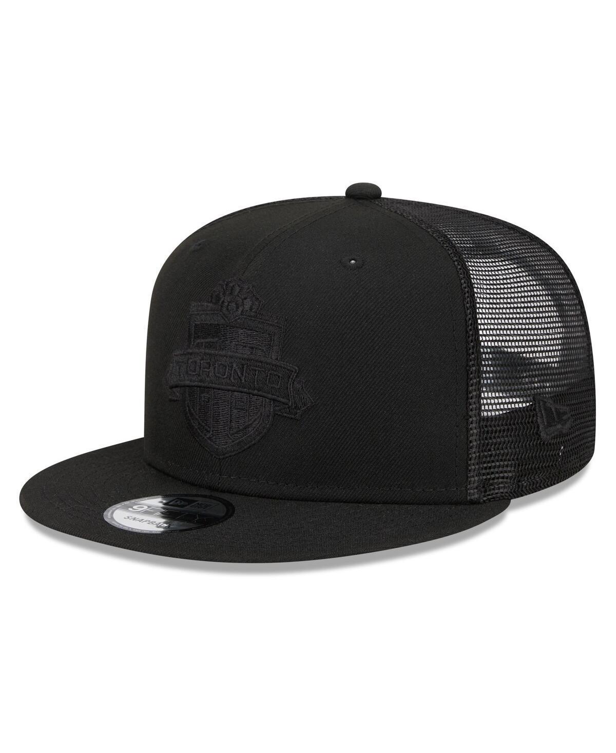 Mens New Era Black Toronto Fc Logo Classic 9FIFTY Trucker Snapback Hat Product Image