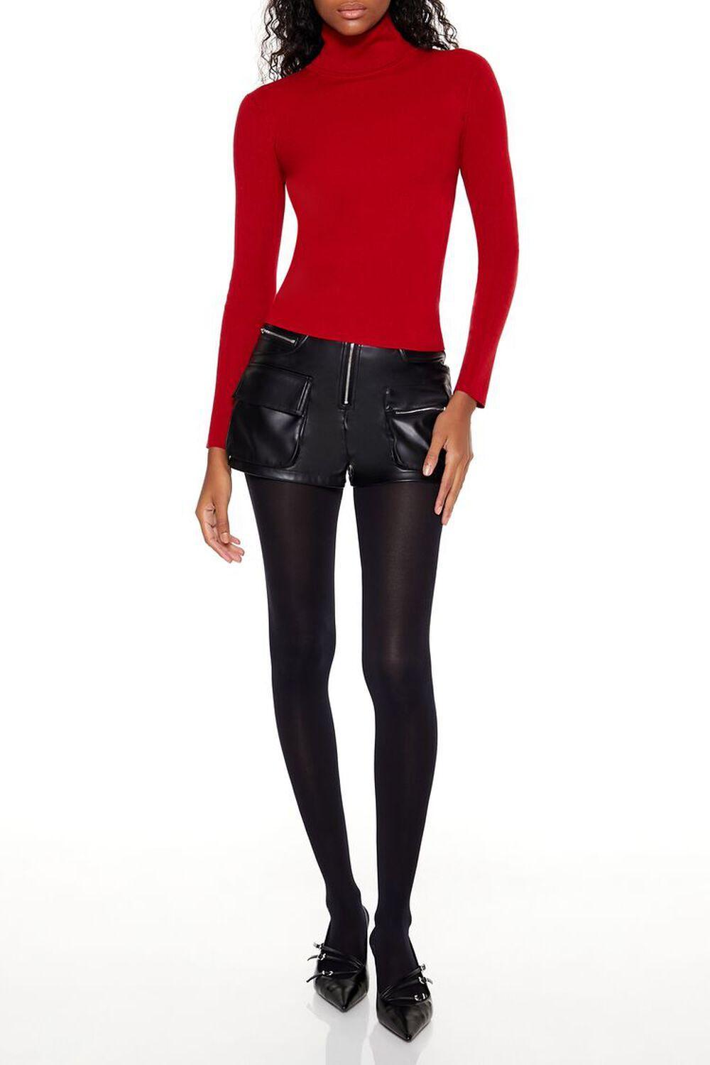 Fitted Turtleneck Sweater | Forever 21 Product Image