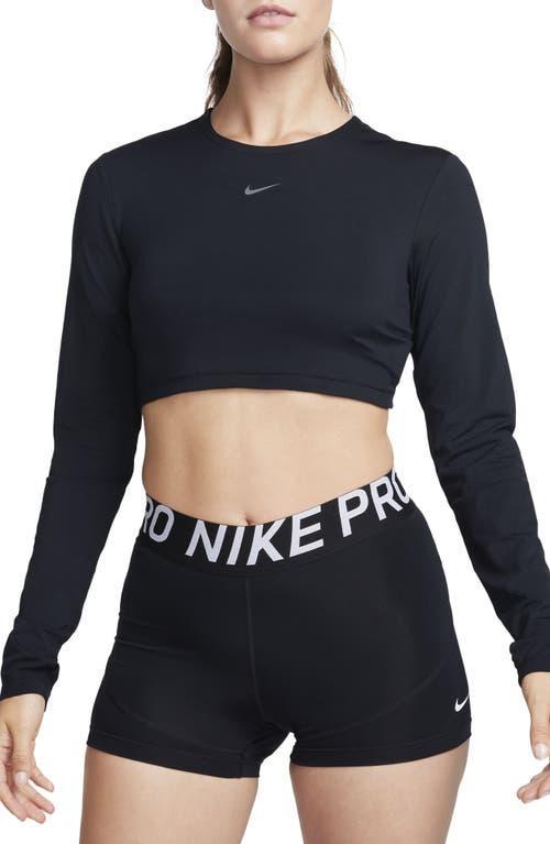 Nike Pro Dri-FIT Long Sleeve Crop Top Product Image