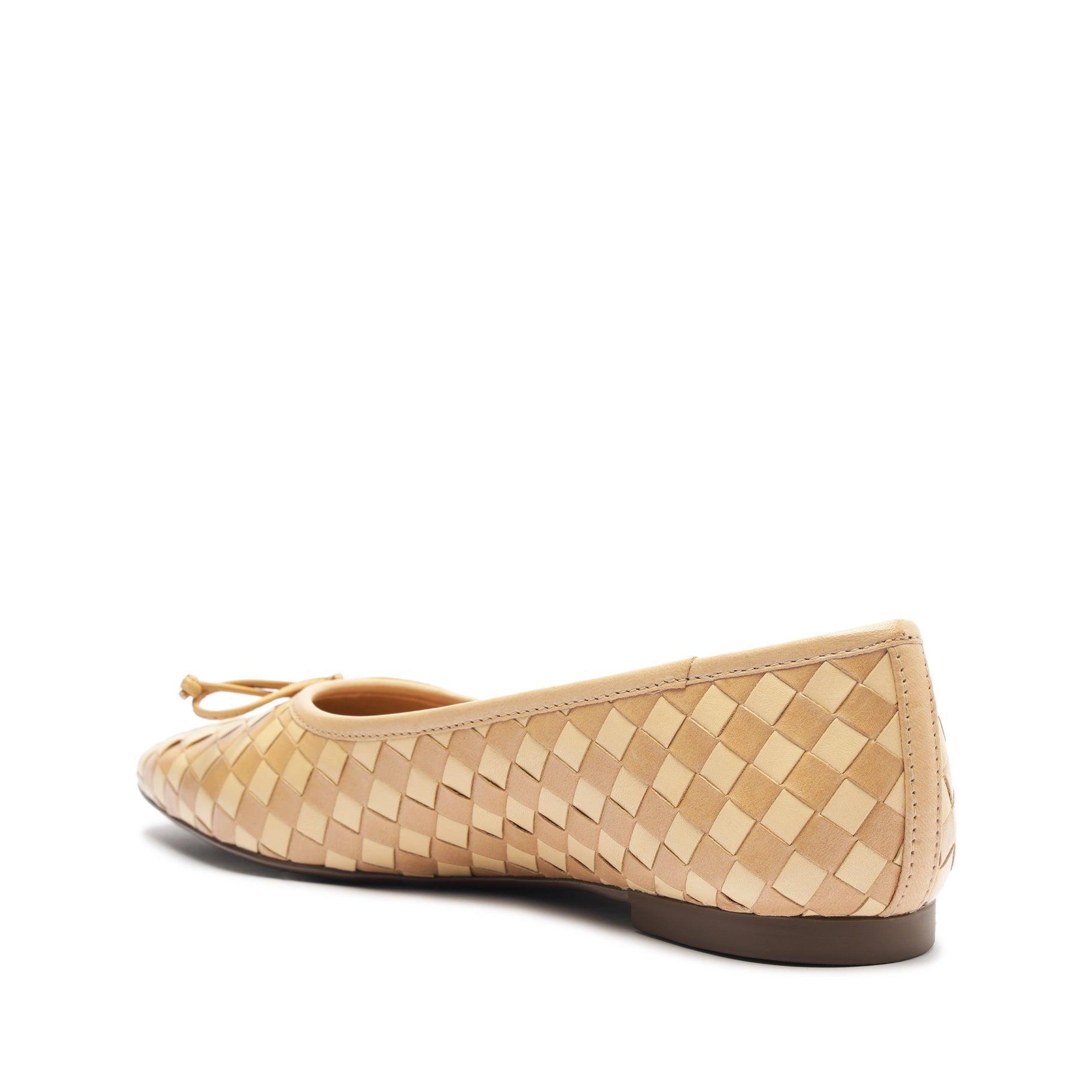 Arissa Woven Leather Flat Female Product Image