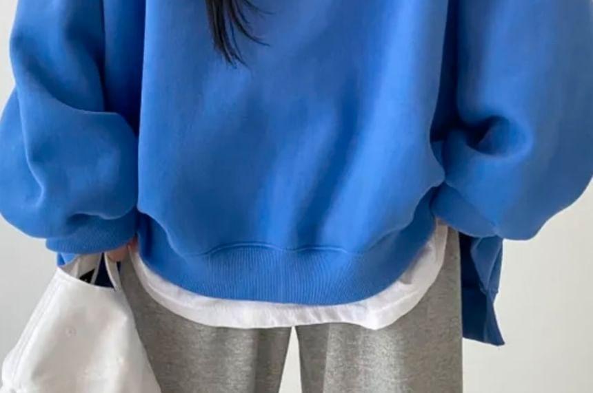 Plain Loose-Fit Pullover Product Image