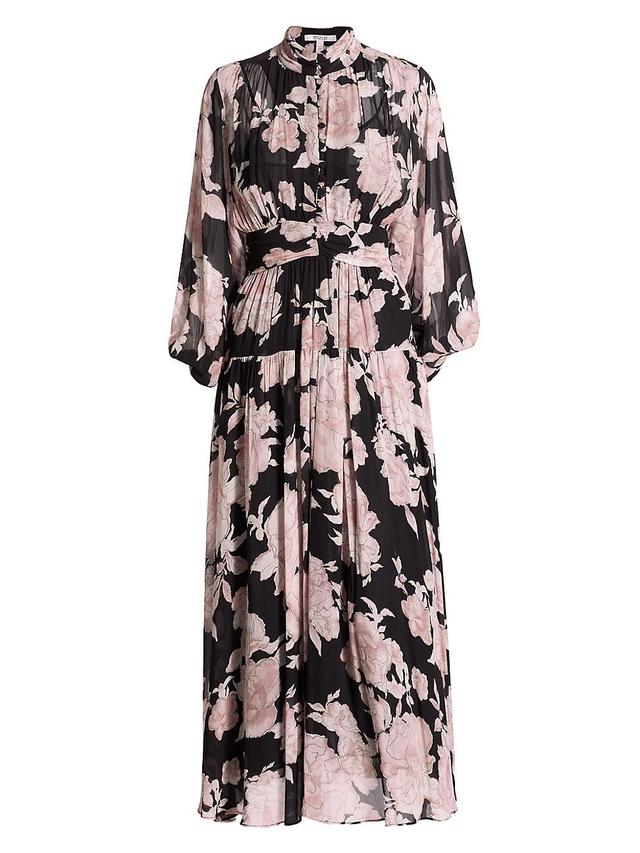 Womens Jolie Floral Midi-Dress Product Image