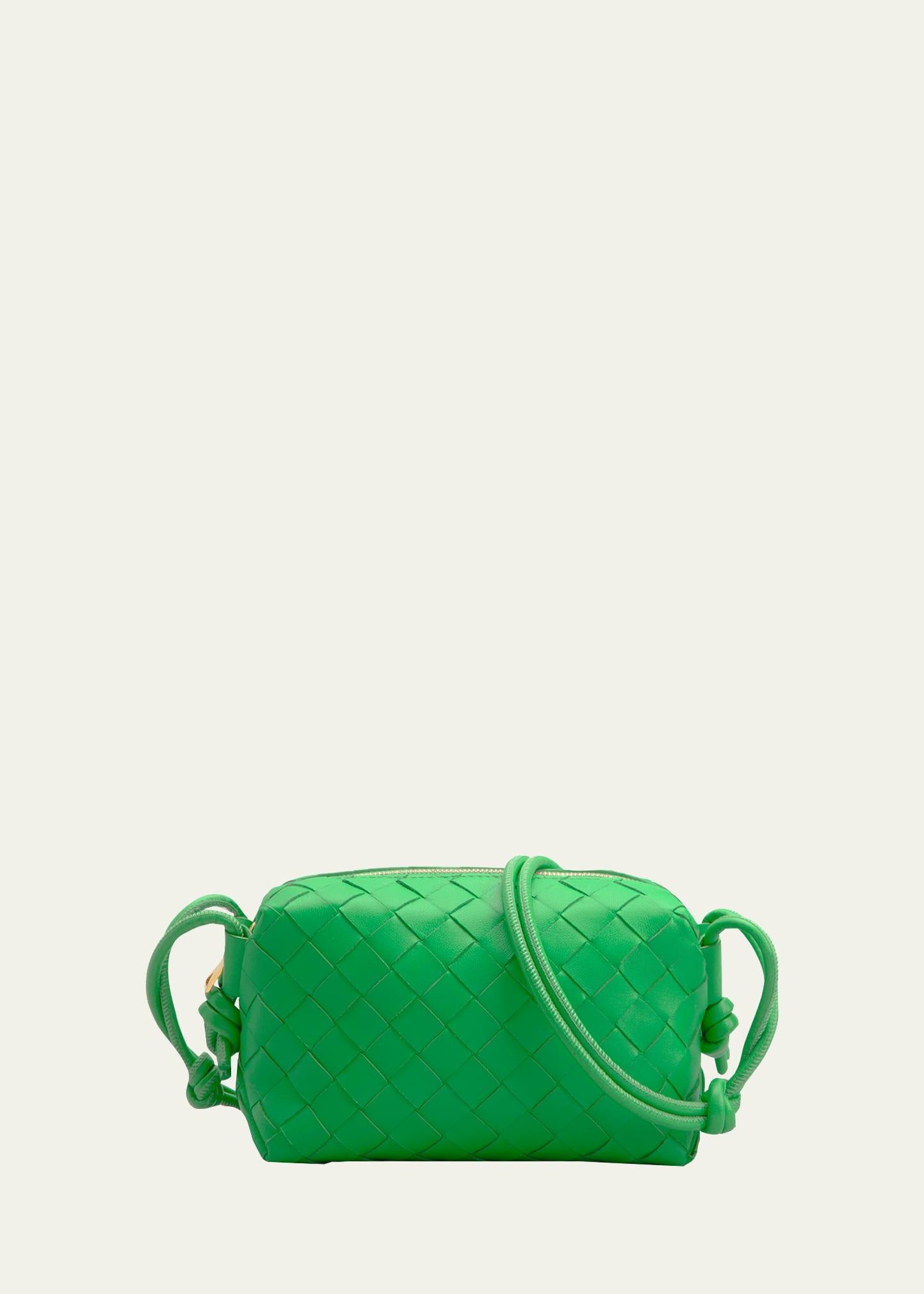 Bottega Veneta Small Intrecciato Leather Crossbody Bag Product Image