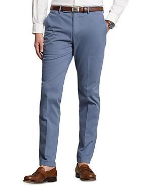 Mens Flat-Front Chino Trousers Product Image