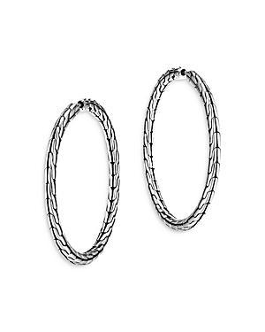 John Hardy Classic Chain Medium Hoop Earrings Product Image