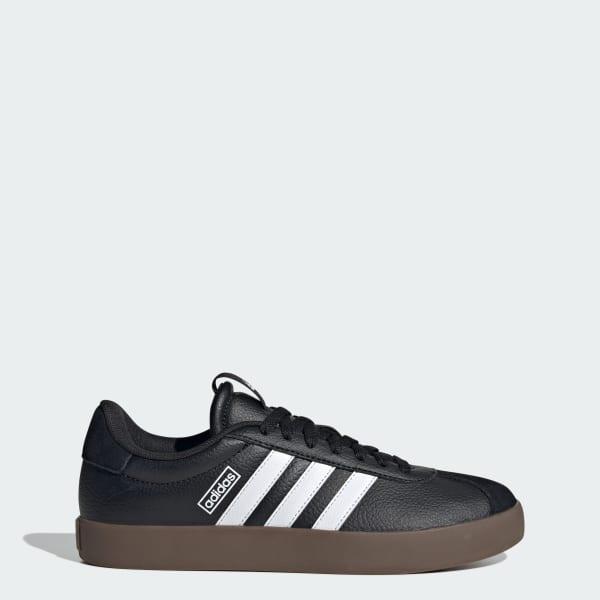 adidas Womens Vl Court 3.0 Casual Sneakers from Finish Line - White, Core Black Product Image