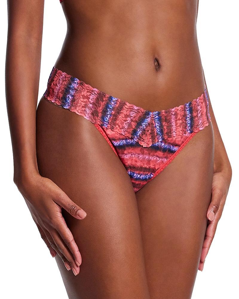 Womens Printed Original-Rise Thong Product Image