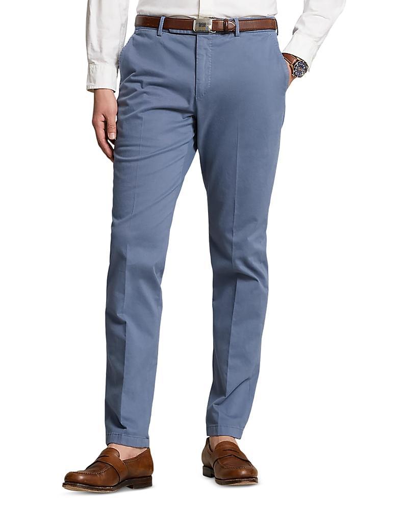 Polo Ralph Lauren Cotton Stretch Chino Garment Dyed Regular Fit Suit Pants Product Image