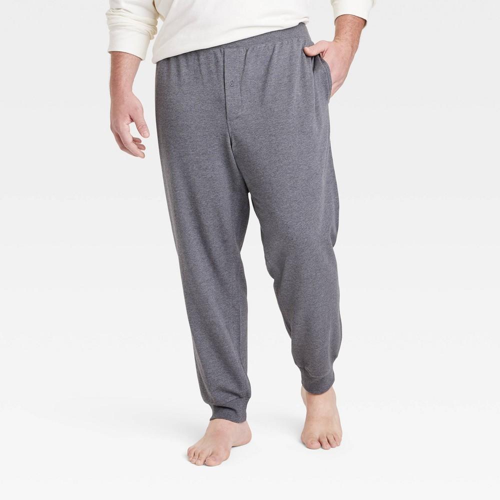 Mens Big & Tall Cotton Modal Knit Jogger Pajama Pants - Goodfellow & Co Product Image