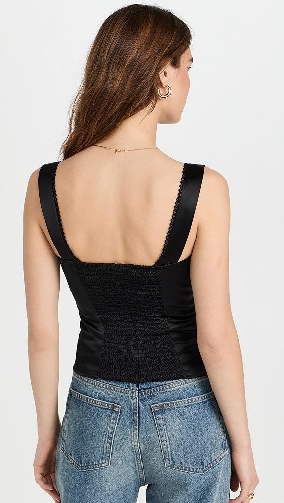 Reformation Tagliatelle Silk Top | Shopbop Product Image