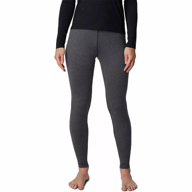 Womens Columbia Omni-Heat Lightweight Base Layer Leggings Clematis Blue Grey Product Image