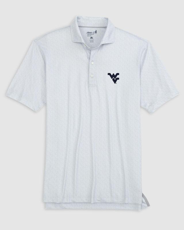 West Virginia Hinson Jersey Performance Polo Male Product Image