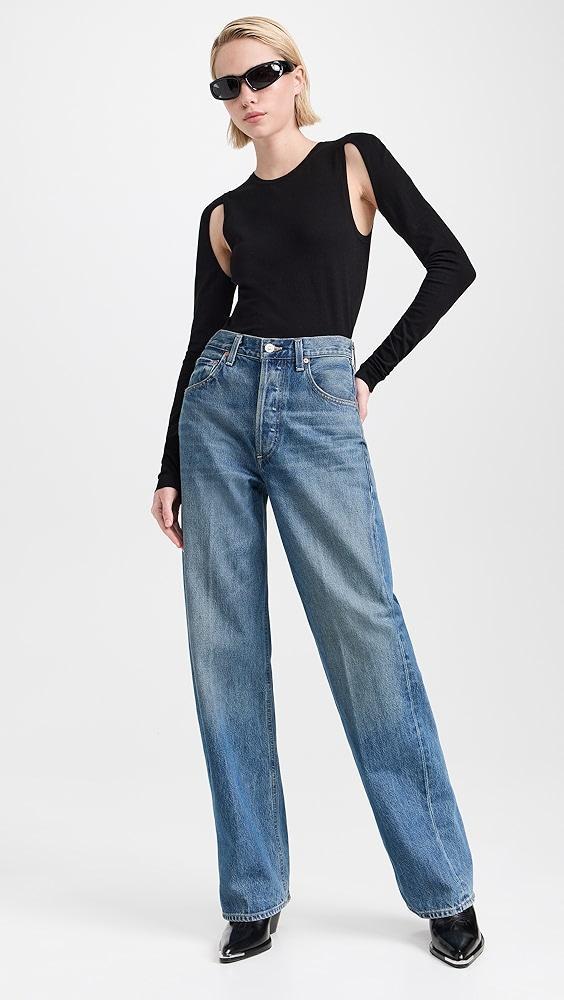 Helmut Lang Cutout Crew Top | Shopbop Product Image