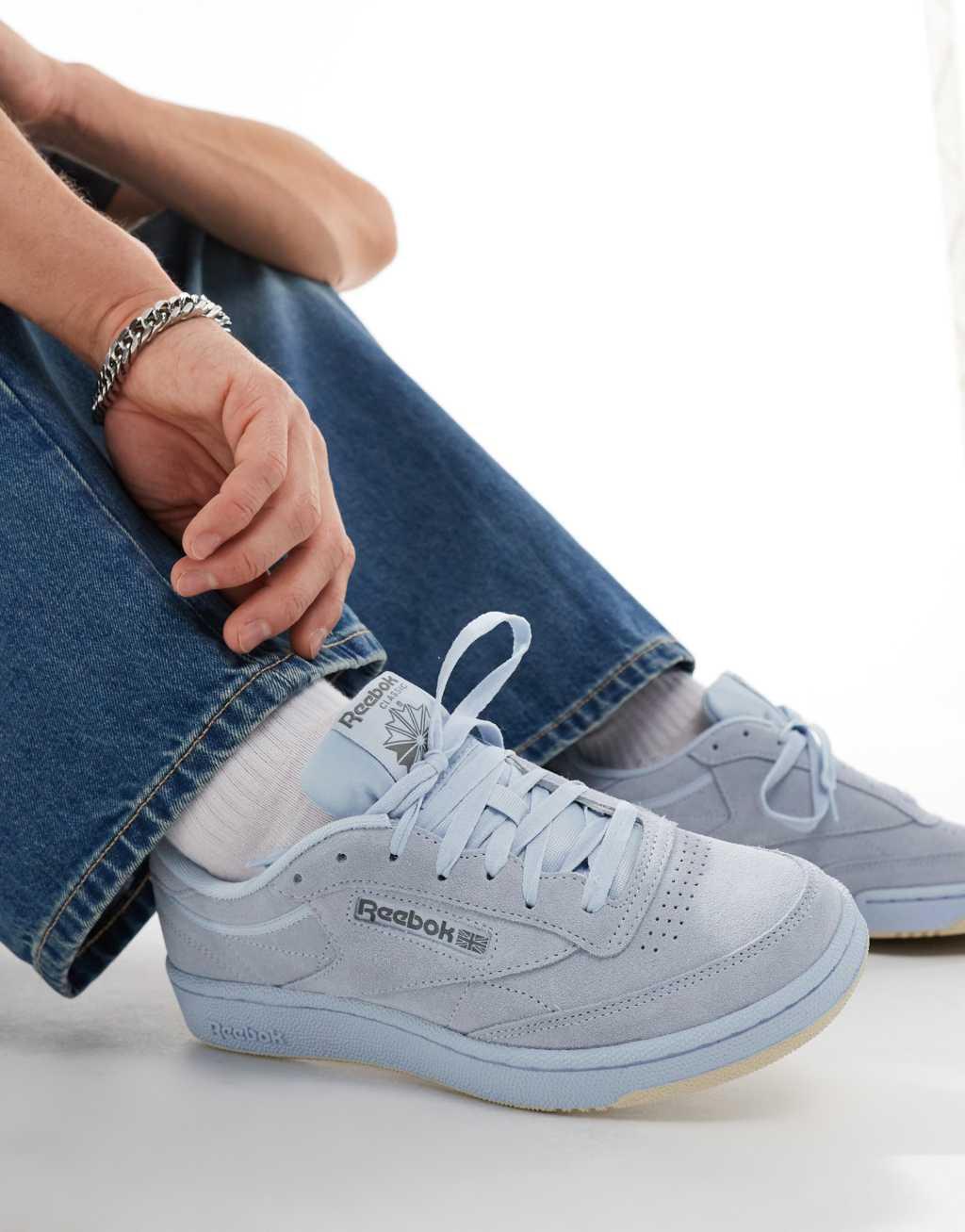 Reebok Club C 85 sneakers in pale blue Product Image