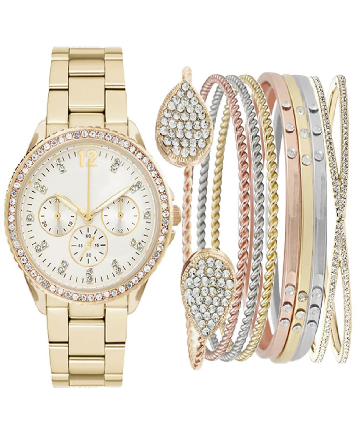 Jessica Carlyle Womens Bracelet Watch 34mm Gift Set Product Image