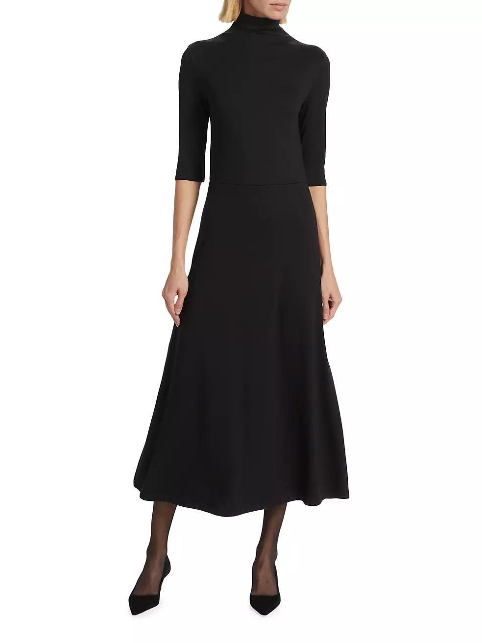 Turtleneck Knit Midi-Dress Product Image