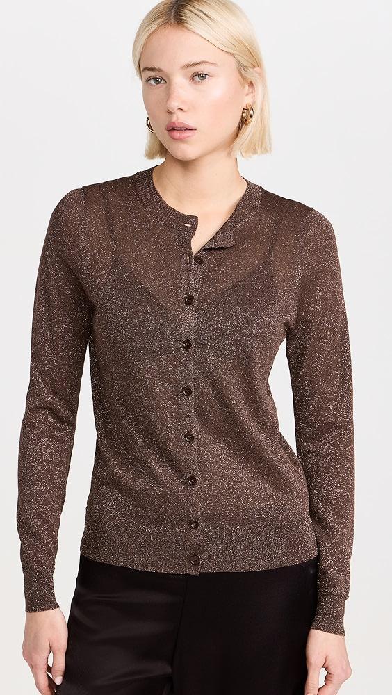 Enza Costa Lamé Cardigan | Shopbop Product Image