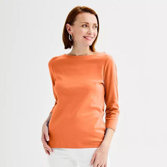 Womens Croft & Barrow Boatneck Top Product Image