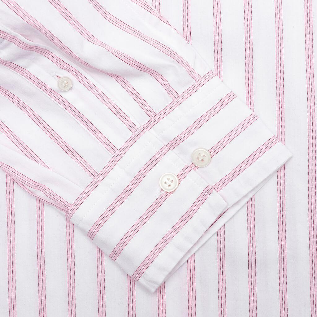 L/S Shirt - White/Pink Male Product Image