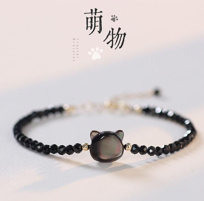 Cat Beaded Bracelet Product Image