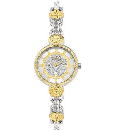 Versus Versace Womens Les Docks Petite 2 Hand Quartz Silver-Tone Stainless Steel Watch, 30mm Product Image