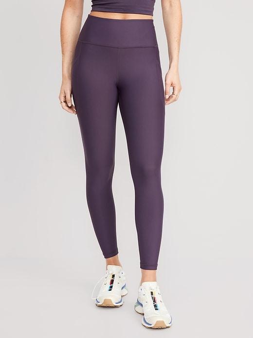 High-Waisted PowerSoft 7/8 Leggings Product Image