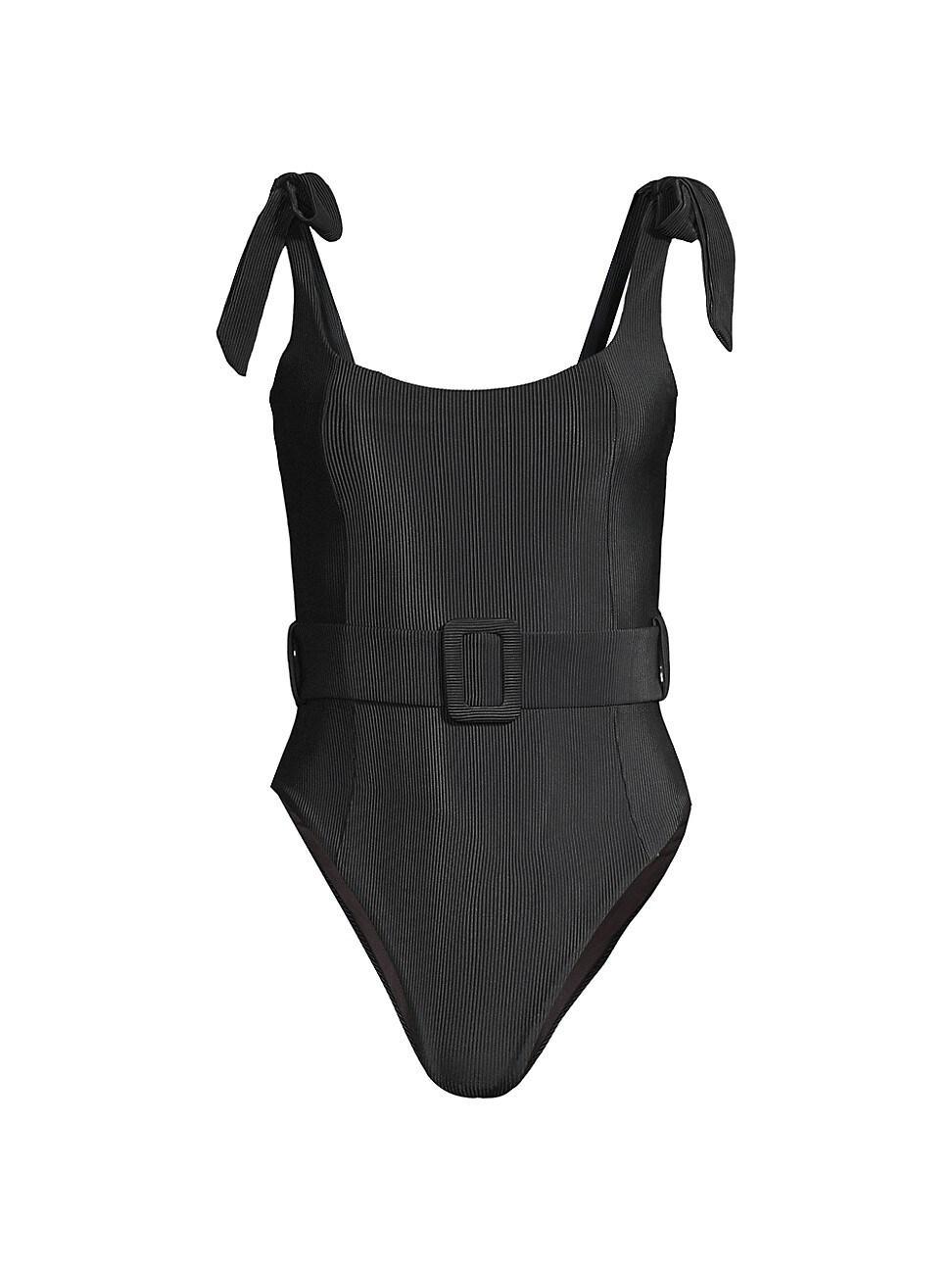 Womens Sydney Ribbed One-Piece Swimsuit Product Image