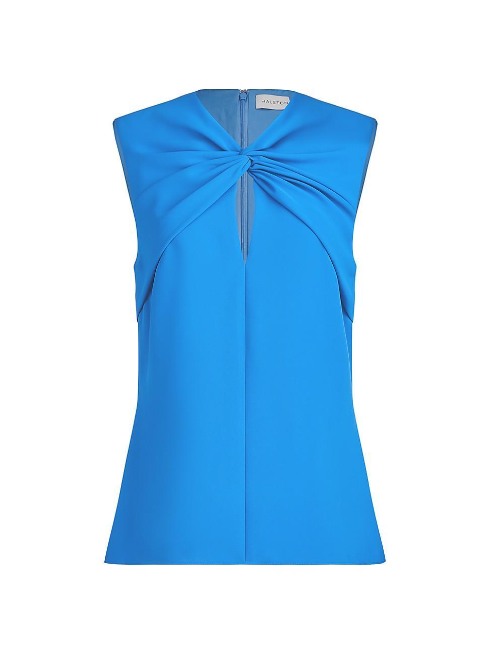 Womens Faren Twist-Front Crepe Top Product Image