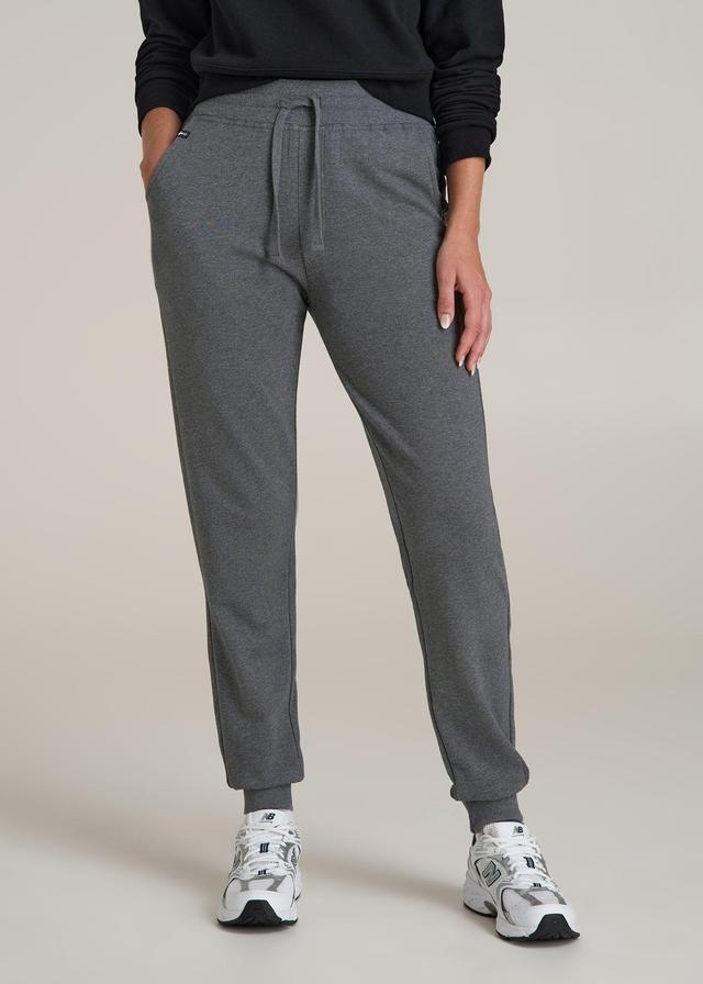 Wearever 2.0 French Terry Joggers for Tall Women in Charcoal Mix Product Image