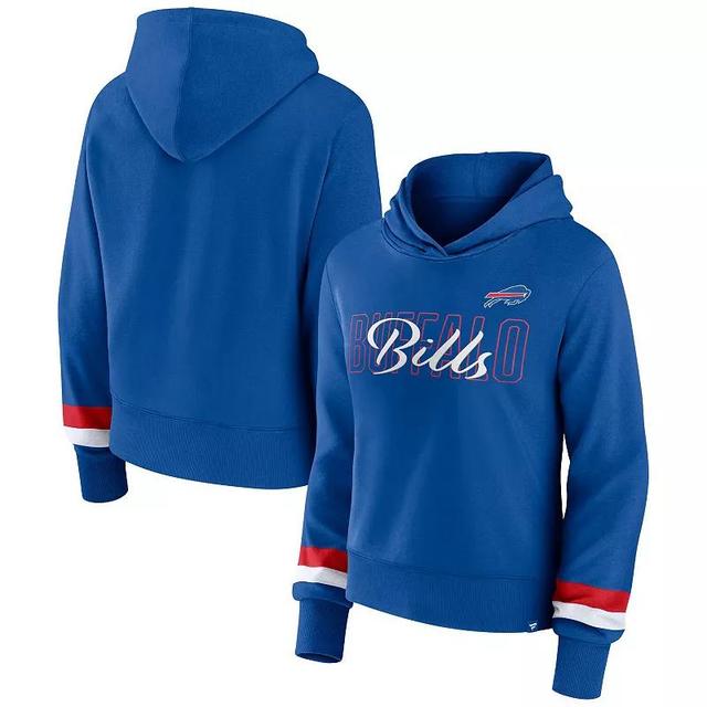 Womens Fanatics Royal Buffalo Bills Over Under Pullover Hoodie Product Image