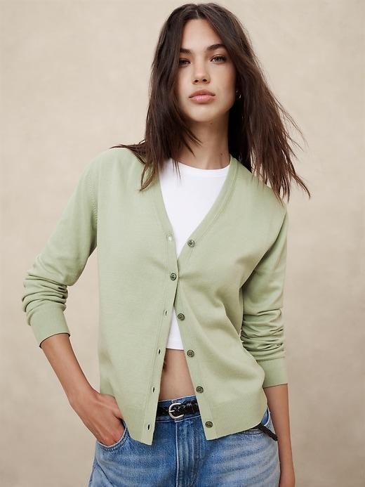 Forever V-Neck Cardigan Product Image