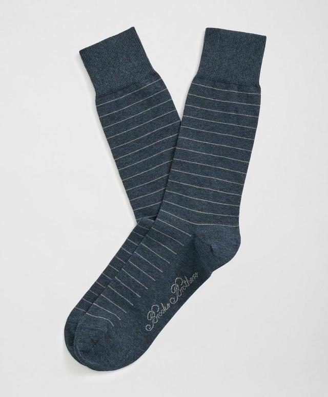 Cotton Blend Striped Socks Product Image