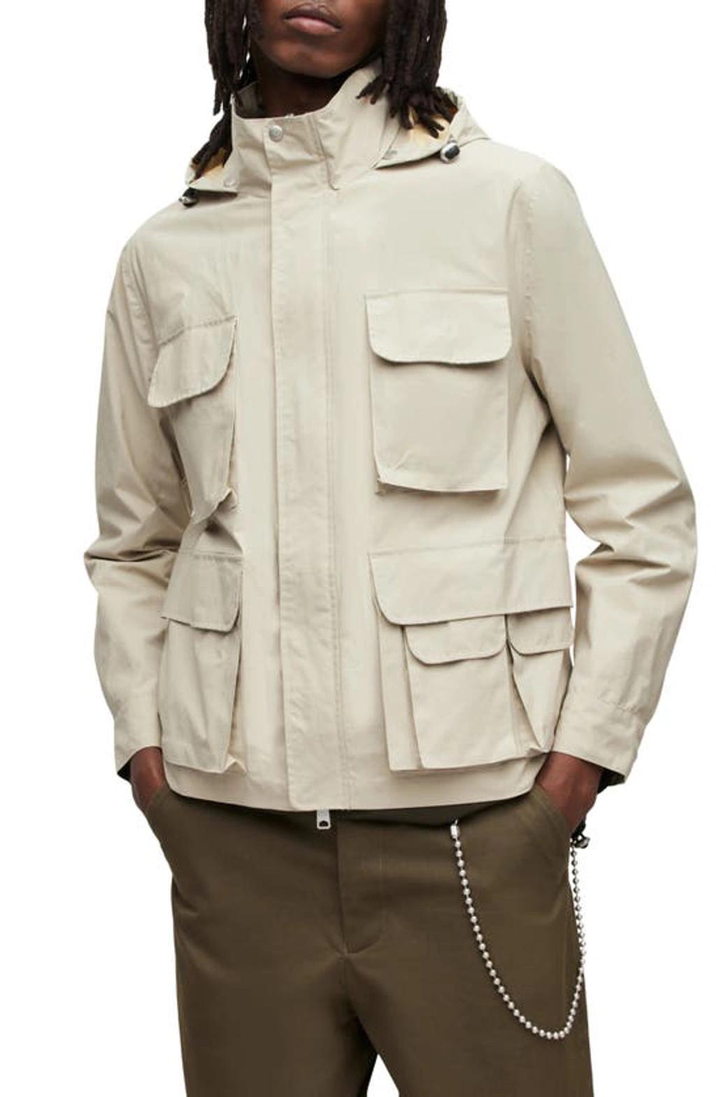 ALLSAINTS Maso Tech Jacket In Stone Butter Cream Product Image