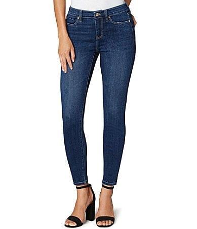 Liverpool Los Angeles Abby Mid Rise Skinny Ankle Stretch Denim Jeans Product Image