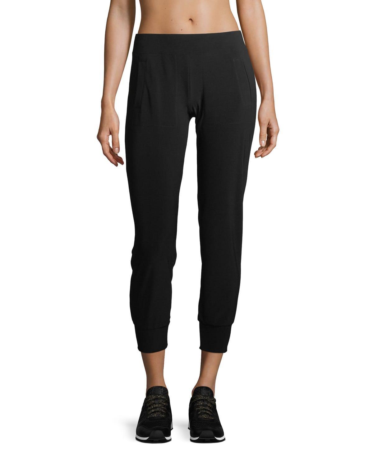 Norma Kamali Jog Pant in Black. - size XS (also in L, M, S, XL) Product Image