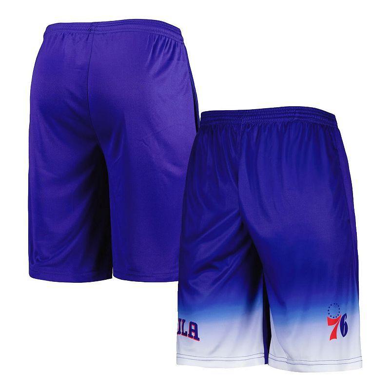 Mens Fanatics Branded Royal Philadelphia 76ers Big & Tall Fadeaway Shorts Product Image