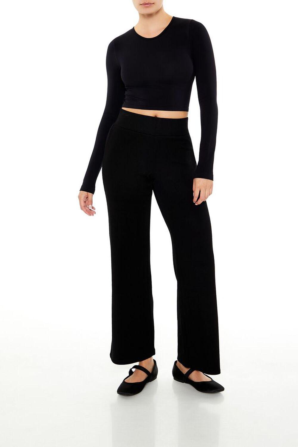 High-Rise Wide-Leg Pants | Forever 21 product image