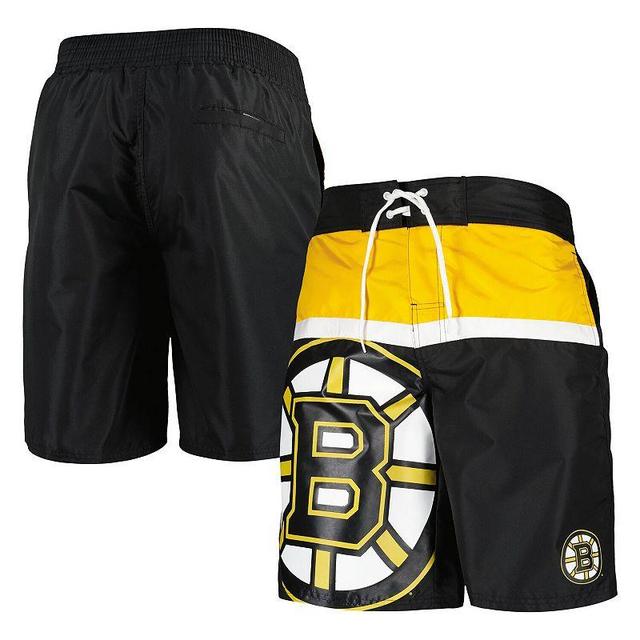 Mens Starter Boston Bruins Sea Wind Swim Trunks Product Image