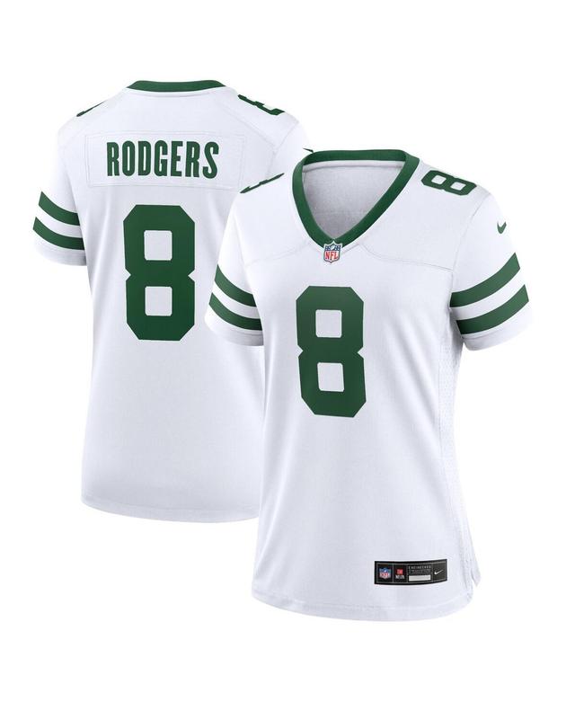 Nike Womens Aaron Rodgers New York Jets Legacy Player Game Jersey - White Product Image