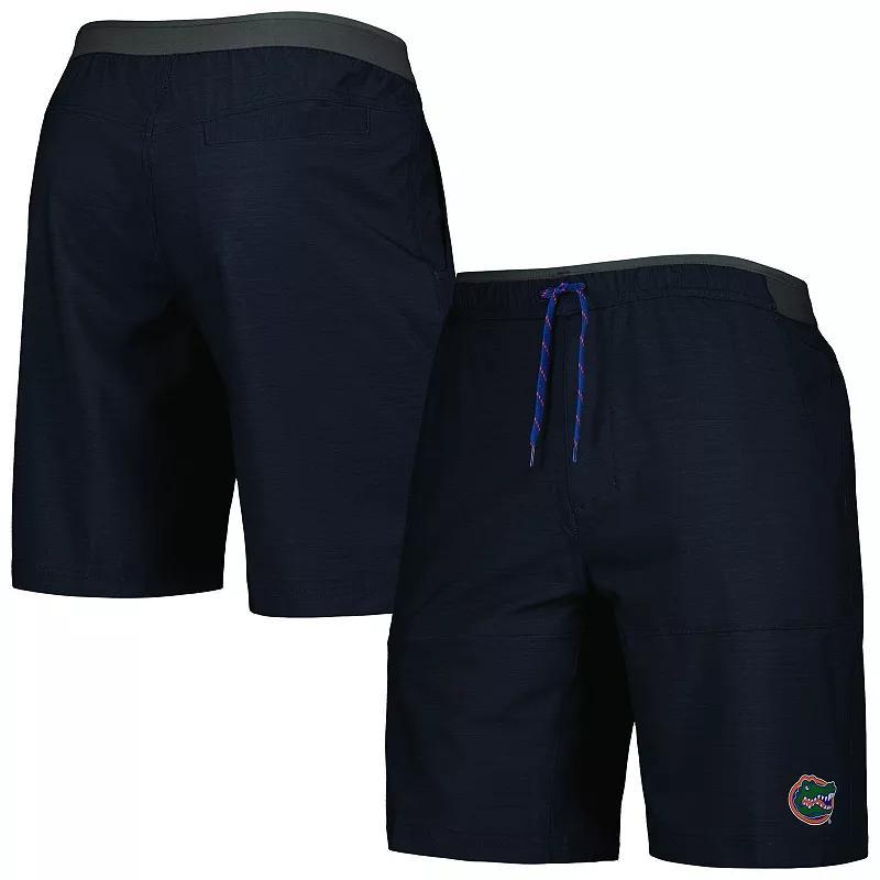 Mens Columbia Florida Gators Twisted Creek Omni-Shield Shorts Blue Product Image