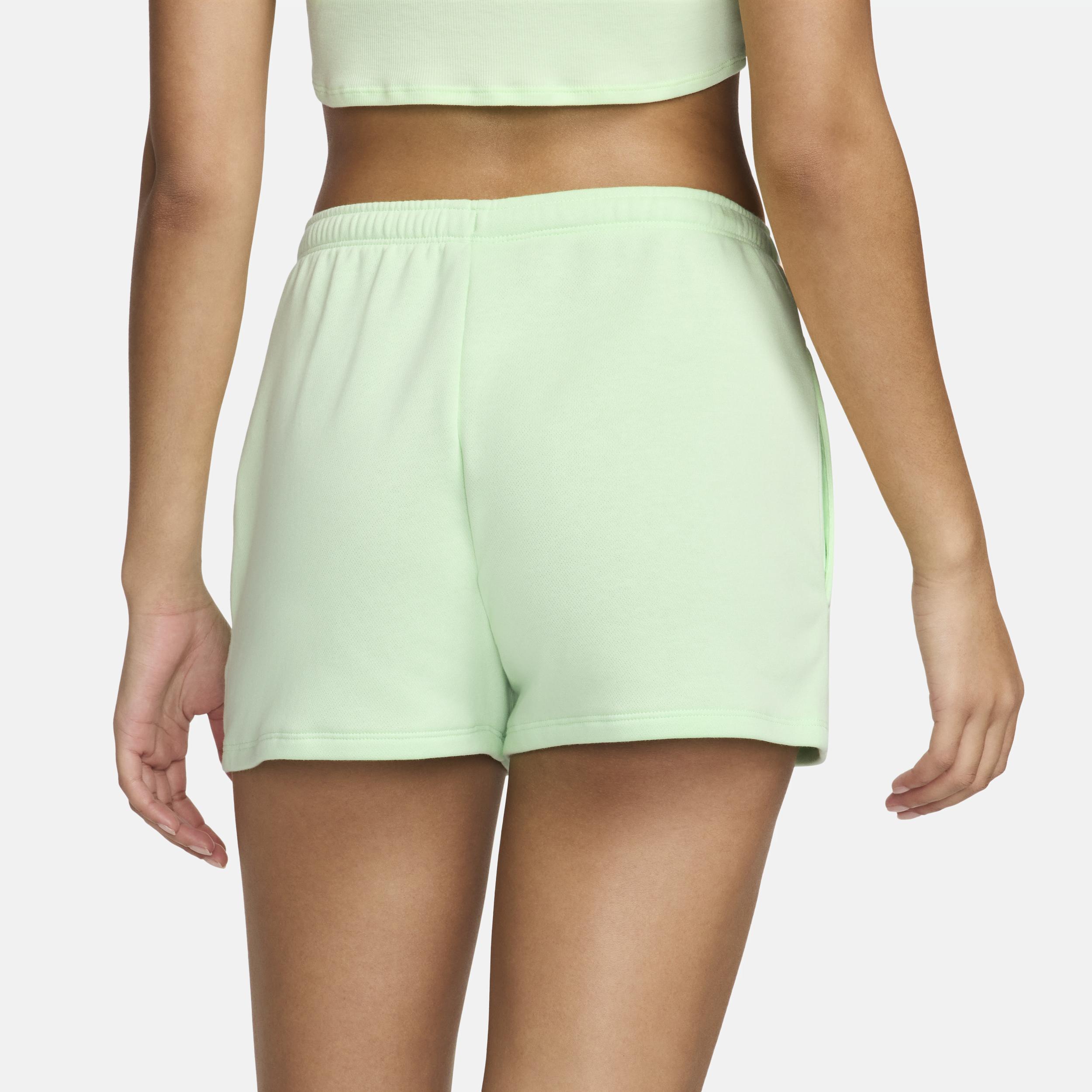 Womens Nike Sportswear Chill Terry High-Waisted Slim 2 French Terry Shorts Product Image