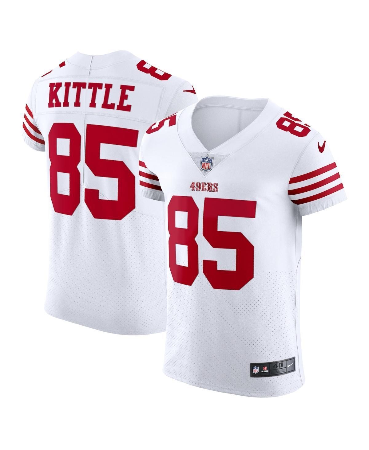 Mens Nike George Kittle White San Francisco 49ers Vapor Elite Jersey - White Product Image