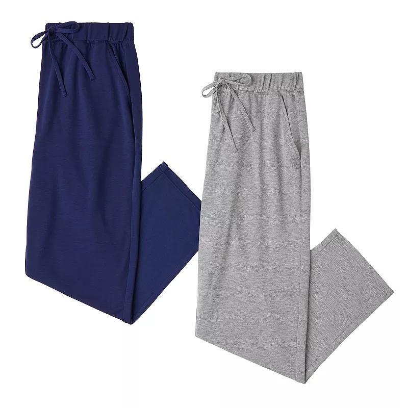 Mens Cuddl Duds 2-Pack French Terry Pajama Pants Set Product Image